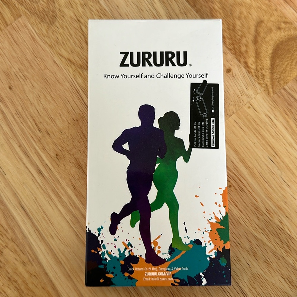 Fitness Tracker Zururu Watch Band Health Tracker Black